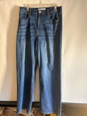 NEWS DENIM THE WIDE LEG WOMAN JEANS SIZE 18 EVERY BODY DENIM